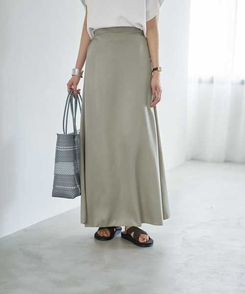 ★Karen Millen★クリンクルジョーゼットゴデットマキシスカート ☆Karen Millen☆クリンクルジョーゼットゴデットマキシスカート