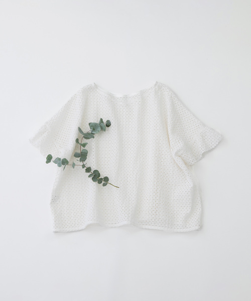 セール】エンブロイダリーフリルスリーブトップス（シャツ/ブラウス