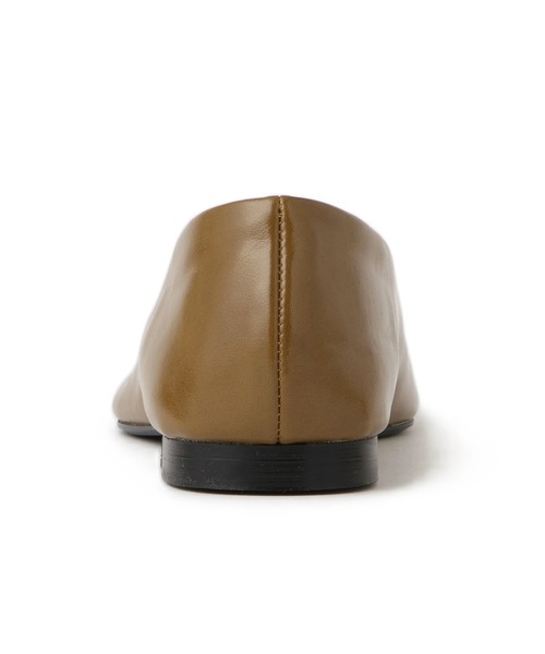 ADAM ET ROPE'(アダムエロペ)の「ラウンドフラットシューズ(パンプス・レディース・ホワイト/ブラウン系その他3/ブラック・23/23.5/24/24.5)」の14枚目の写真