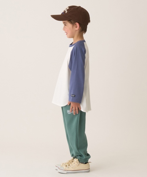 b・ROOM(ビールーム)の「【ともパン】イージーパンツ(スウェットパンツ・キッズ・グレイッシュベージュ/ダークグレー/ブラック/モスグリーン/Moca・140cm/130cm/120cm/100cm/110cm)」の9枚目の写真