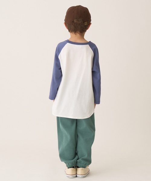 b・ROOM(ビールーム)の「【ともパン】イージーパンツ(スウェットパンツ・キッズ・グレイッシュベージュ/ダークグレー/ブラック/モスグリーン/Moca・140cm/130cm/120cm/100cm/110cm)」の10枚目の写真