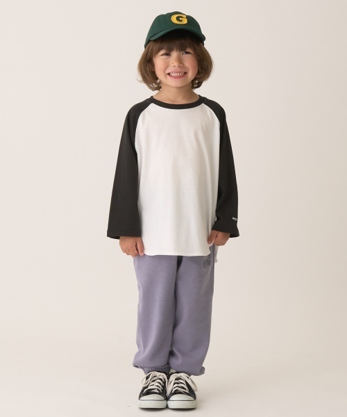 b・ROOM(ビールーム)の「【ともパン】イージーパンツ(スウェットパンツ・キッズ・グレイッシュベージュ/ダークグレー/ブラック/モスグリーン/Moca・140cm/130cm/120cm/100cm/110cm)」の21枚目の写真