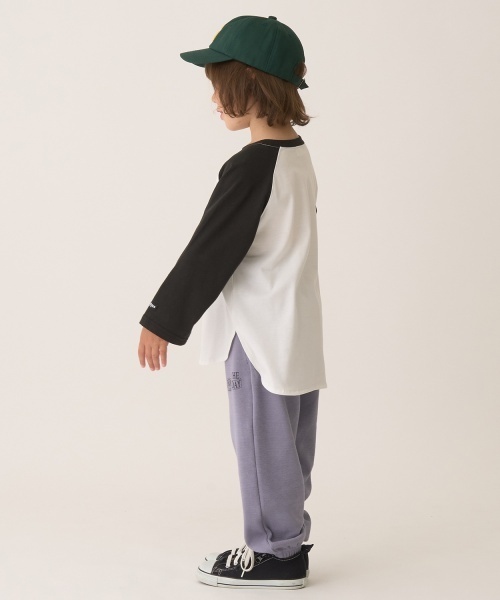 b・ROOM(ビールーム)の「【ともパン】イージーパンツ(スウェットパンツ・キッズ・グレイッシュベージュ/ダークグレー/ブラック/モスグリーン/Moca・140cm/130cm/120cm/100cm/110cm)」の22枚目の写真