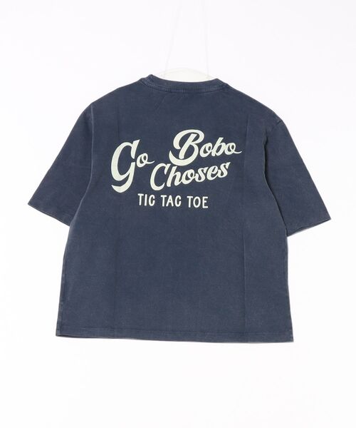 BOBO CHOSES(ボボショーズ)の「Go Bobo boxy T-shirt(Tシャツ/カットソー・レディース・ダークブルー・S/M/XL/L/XS)」の6枚目の写真
