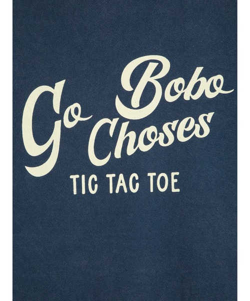 BOBO CHOSES(ボボショーズ)の「Go Bobo boxy T-shirt(Tシャツ/カットソー・レディース・ダークブルー・S/M/XL/L/XS)」の4枚目の写真