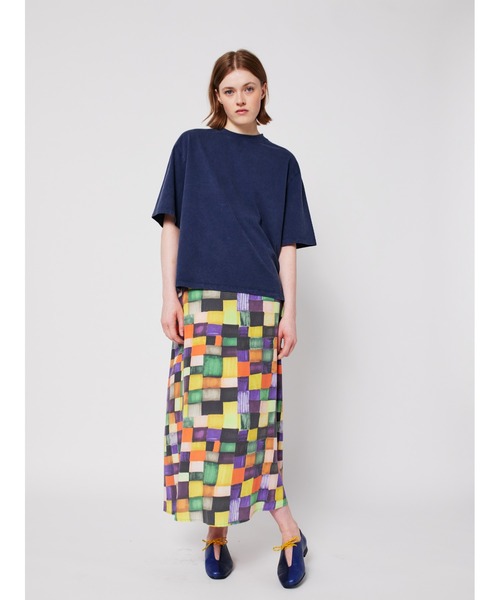 BOBO CHOSES(ボボショーズ)の「Go Bobo boxy T-shirt(Tシャツ/カットソー・レディース・ダークブルー・S/M/XL/L/XS)」の5枚目の写真