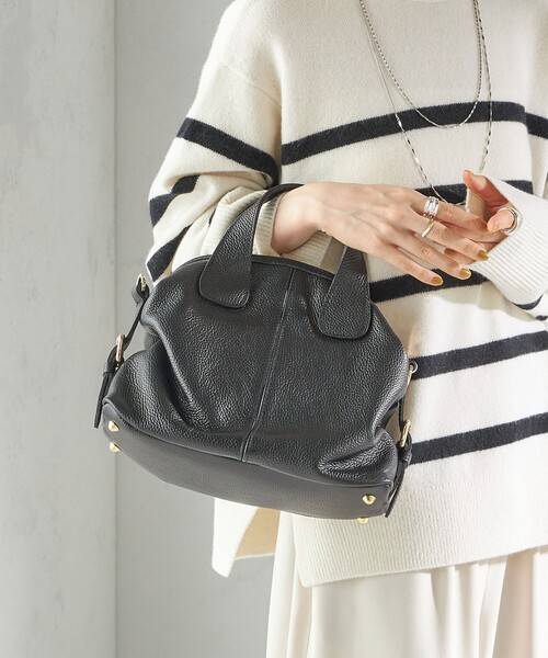 AULENTTI（オウレンティ）の「AULENTTI:ボストン バッグ（ボストンバッグ・レディース・ブラック/キャメル・ONE SIZE）」の3枚目の写真