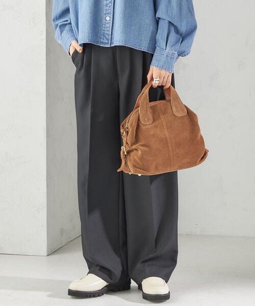 AULENTTI（オウレンティ）の「AULENTTI:ボストン バッグ（ボストンバッグ・レディース・ブラック/キャメル・ONE SIZE）」の13枚目の写真