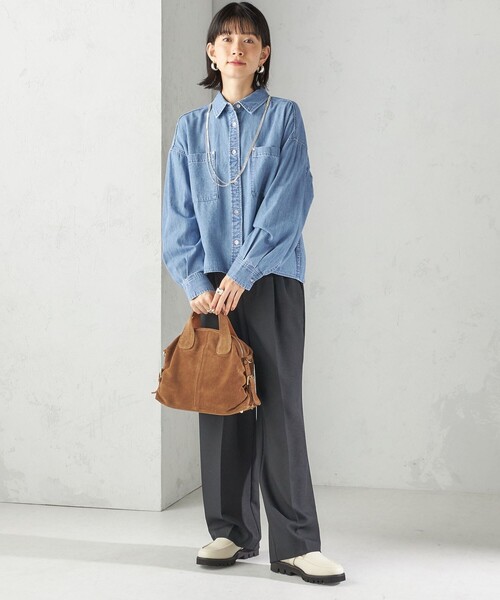 AULENTTI（オウレンティ）の「AULENTTI:ボストン バッグ（ボストンバッグ・レディース・ブラック/キャメル・ONE SIZE）」の14枚目の写真