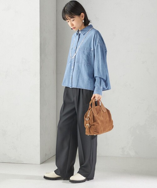 AULENTTI（オウレンティ）の「AULENTTI:ボストン バッグ（ボストンバッグ・レディース・ブラック/キャメル・ONE SIZE）」の15枚目の写真