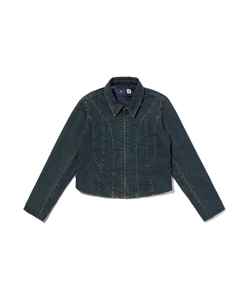 Levi's(リーバイス)の「Levi's/リーバイス BLUETAB(TM) MOTOジャケット(デニムジャケット・レディース・ブラック・M/S/XS)」の3枚目の写真