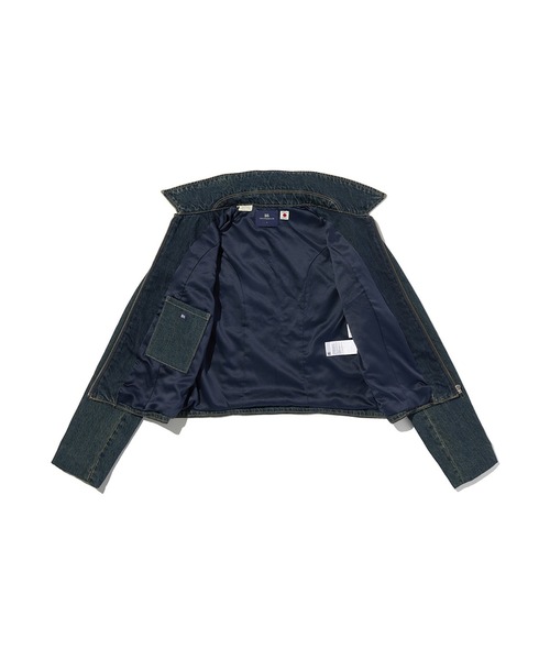 Levi's(リーバイス)の「Levi's/リーバイス BLUETAB(TM) MOTOジャケット(デニムジャケット・レディース・ブラック・M/S/XS)」の8枚目の写真