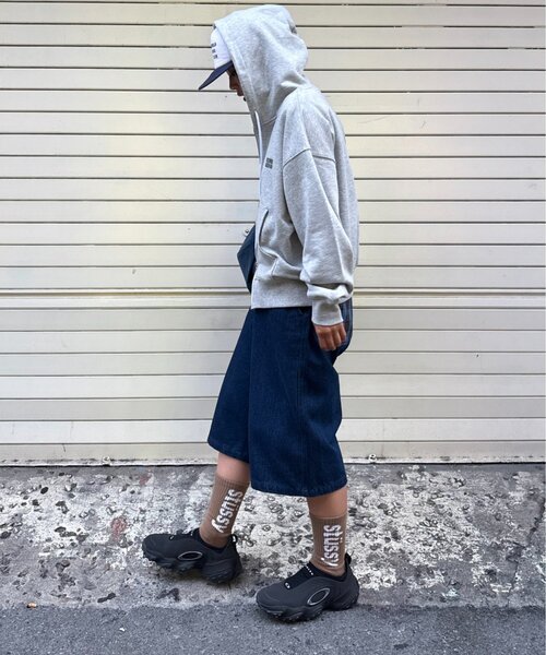 CIAOPANIC TYPY(チャオパニックティピー)の「【UNISEX】アシッドウォッシュ加工ロゴジップパーカー(パーカー・レディース・ブラック/ネイビー/グレー/レッド・MEDIUM/LARGE)」の15枚目の写真