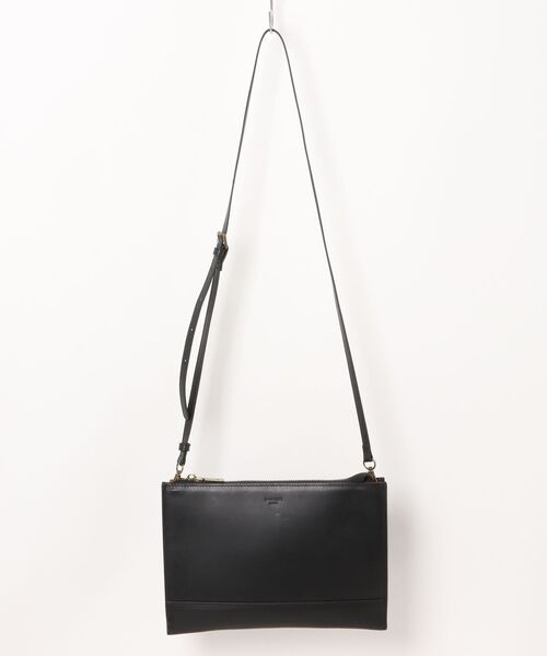 PARKS TOKYO SELECT（パークストウキョウセレクト）の「【Trois Clefs Tokyo】（KST）サコッシュ（ショルダーバッグ・メンズ・ダークブラウン/オレンジ/ブラック×レッド/オリーブ・FREE）」の2枚目の写真