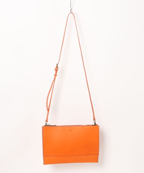 PARKS TOKYO SELECT（パークストウキョウセレクト）の「【Trois Clefs Tokyo】（KST）サコッシュ（ショルダーバッグ・メンズ・ダークブラウン/オレンジ/ブラック×レッド/オリーブ・FREE）」の4枚目の写真