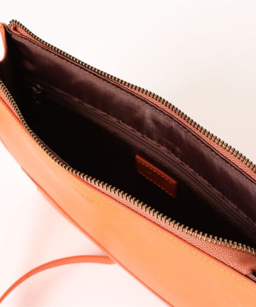 PARKS TOKYO SELECT（パークストウキョウセレクト）の「【Trois Clefs Tokyo】（KST）サコッシュ（ショルダーバッグ・メンズ・ダークブラウン/オレンジ/ブラック×レッド/オリーブ・FREE）」の11枚目の写真