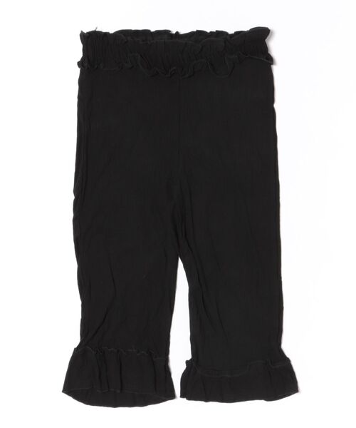 frunco（フランコ）の「フリル付きリブレギンスパンツ（その他パンツ・レディース・ブラック/グレー・MEDIUM）」の4枚目の写真
