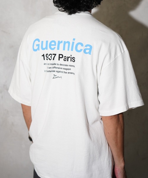 C.E.L.STORE(セルストア)の「NOT OEM / ノットオーイーエム GUERNICA TEE ピカソ ゲルニカ Tシャツ(Tシャツ/カットソー・メンズ・ブラック/ホワイト/パープル・SMALL/MEDIUM/LARGE/X-LARGE)」の14枚目の写真