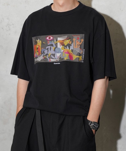 C.E.L.STORE(セルストア)の「NOT OEM / ノットオーイーエム GUERNICA TEE ピカソ ゲルニカ Tシャツ(Tシャツ/カットソー・メンズ・ブラック/ホワイト/パープル・SMALL/MEDIUM/LARGE/X-LARGE)」の15枚目の写真