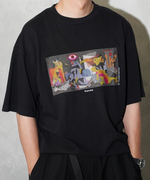Pablo Picasso Guernica アート Tシャツ ピカソ ゲルニカ Guernica Art ピカソ ゲルニカ Tシャツ 00s アート Vintage T-shirt