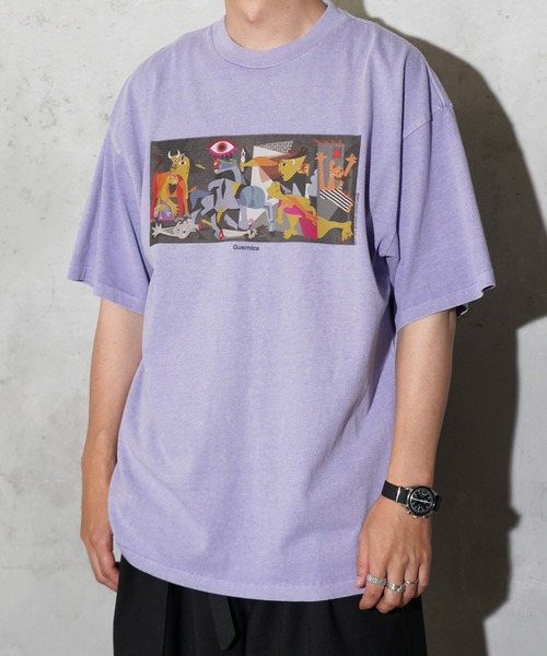 C.E.L.STORE(セルストア)の「NOT OEM / ノットオーイーエム GUERNICA TEE ピカソ ゲルニカ Tシャツ(Tシャツ/カットソー・メンズ・ブラック/ホワイト/パープル・SMALL/MEDIUM/LARGE/X-LARGE)」の18枚目の写真