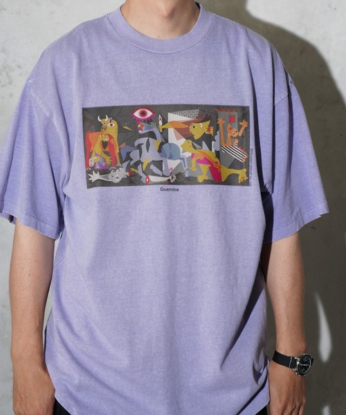 C.E.L.STORE(セルストア)の「NOT OEM / ノットオーイーエム GUERNICA TEE ピカソ ゲルニカ Tシャツ(Tシャツ/カットソー・メンズ・ブラック/ホワイト/パープル・SMALL/MEDIUM/LARGE/X-LARGE)」の19枚目の写真