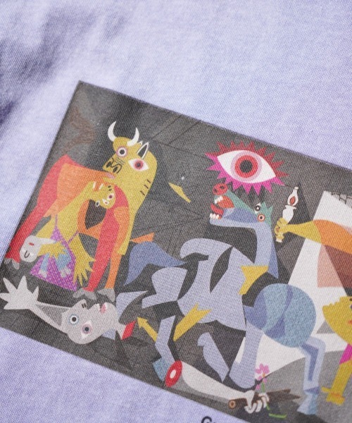 C.E.L.STORE(セルストア)の「NOT OEM / ノットオーイーエム GUERNICA TEE ピカソ ゲルニカ Tシャツ(Tシャツ/カットソー・メンズ・ブラック/ホワイト/パープル・SMALL/MEDIUM/LARGE/X-LARGE)」の6枚目の写真