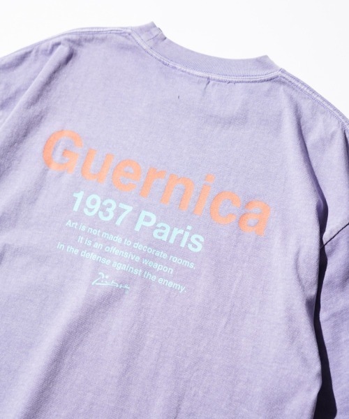 C.E.L.STORE(セルストア)の「NOT OEM / ノットオーイーエム GUERNICA TEE ピカソ ゲルニカ Tシャツ(Tシャツ/カットソー・メンズ・ブラック/ホワイト/パープル・SMALL/MEDIUM/LARGE/X-LARGE)」の9枚目の写真