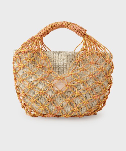 beautiful people】abaca twist bag S（ハンドバッグ）｜GALLEST