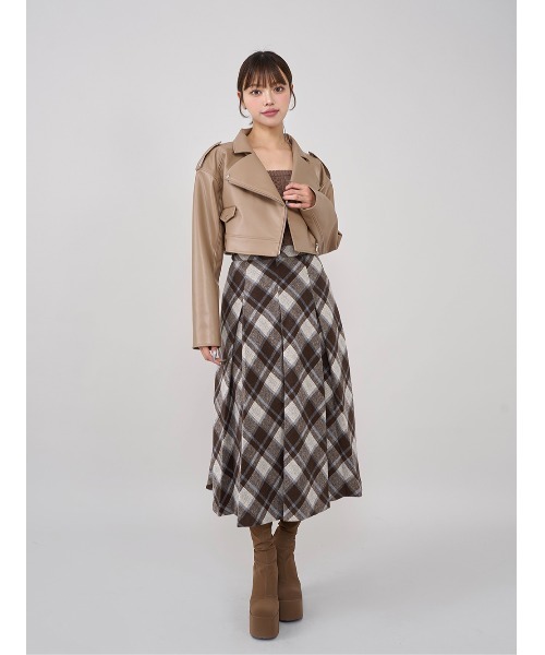 Darich(ダーリッチ)の「ウルトラストレッチロングブーツ(ブーツ・レディース・ブラウン/アイボリー/ブラック・S/M/L/XS/XL)」の8枚目の写真