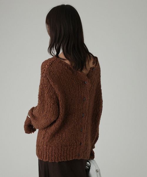 セール】ローゲージニット2WAYプルオーバー（ニット/セーター