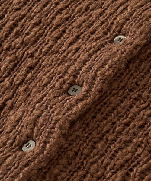 BABYLONE（バビロン）の「ローゲージニット2WAYプルオーバー（ニット/セーター・レディース・ライム/ブラウン/オフホワイト・フリー）」の6枚目の写真
