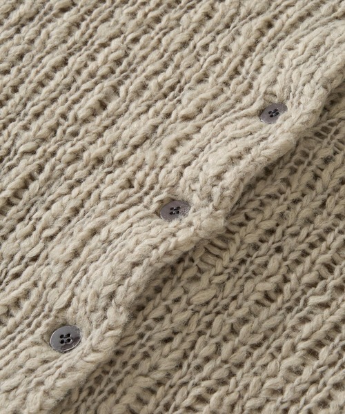 BABYLONE（バビロン）の「ローゲージニット2WAYプルオーバー（ニット/セーター・レディース・ライム/ブラウン/オフホワイト・フリー）」の7枚目の写真