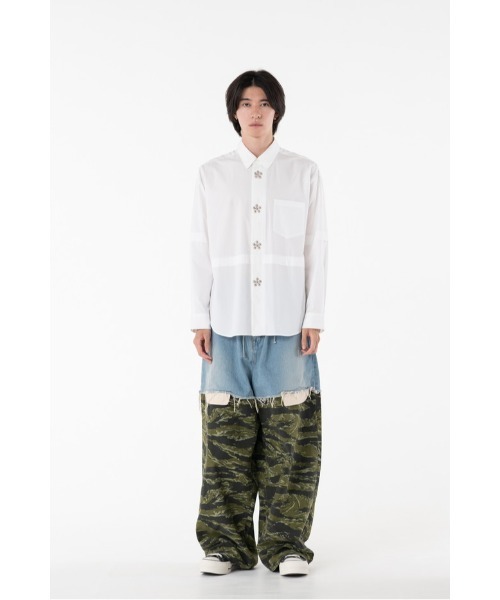 DISCOVERED(ディスカバード)の「FLOWER RAMPONI SHIRTS(シャツ/ブラウス・メンズ・ホワイト・SMALL/LARGE)」の6枚目の写真