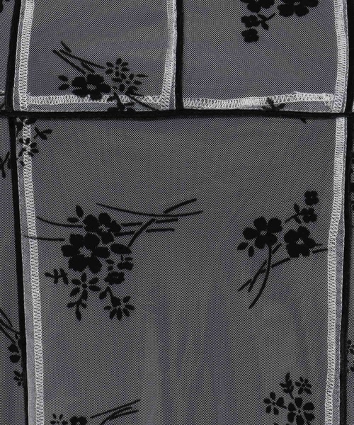 mysty woman（ミスティウーマン）の「チュールフラワーフロッキーワンピース　581551（ワンピース・レディース・アイボリー/ブラック・FREE）」の16枚目の写真