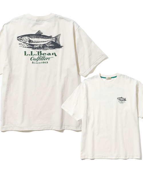 L.L.Bean(エルエルビーン)の「【JAPAN EDITION】モリル・ショートスリーブ・アニマル・グラフィック・ティ(Tシャツ/カットソー・メンズ・グレー系1/ホワイト系/グレー系2/グレー系・SMALL/MEDIUM/LARGE)」の2枚目の写真