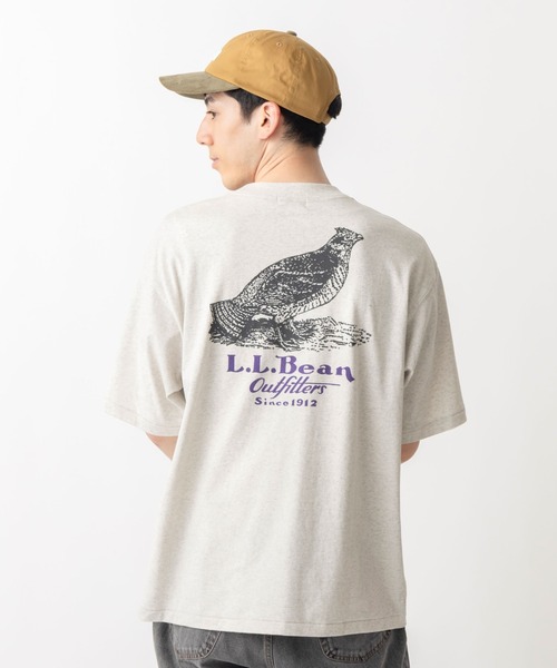 L.L.Bean(エルエルビーン)の「【JAPAN EDITION】モリル・ショートスリーブ・アニマル・グラフィック・ティ(Tシャツ/カットソー・メンズ・グレー系1/ホワイト系/グレー系2/グレー系・SMALL/MEDIUM/LARGE)」の1枚目の写真
