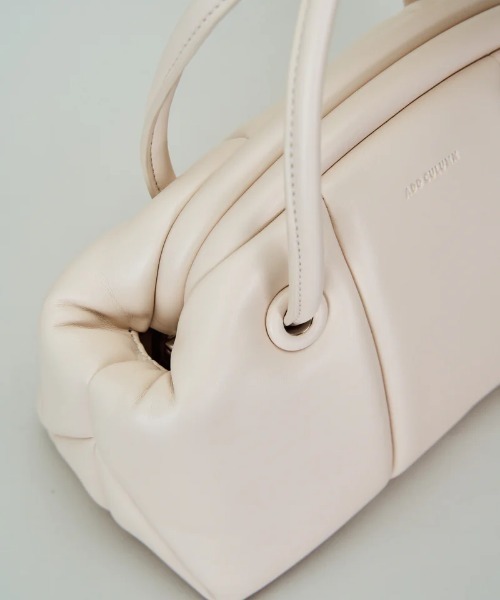 ADD CULUMN/アドカラム】PUFF CLASP BOSTON S/パフボストンバッグ