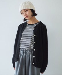 bulle de savon | △14G bonding ニットジャケット(カーディガン/ボレロ)