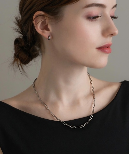 muku(ムク)の「PIERCE/MINI HOOP(ピアス(両耳用)・レディース・シルバー/ゴールド・FREE)」の7枚目の写真