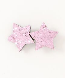 bibmilk(ru~N)BIBMILK GLITTER TWIN STAR CLIP 5cm(ob^/wANbv)