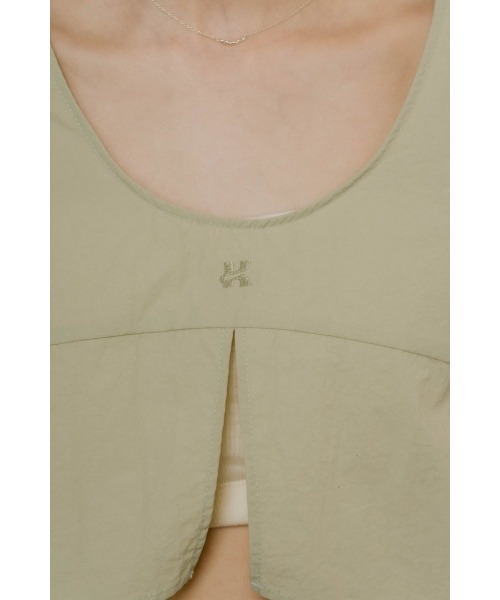 Knuth Marf（クヌースマーフ）の「2way puff sleeve logo blouse（シャツ/ブラウス・レディース・ブラック/サンドベージュ/ミント・FREE）」の10枚目の写真