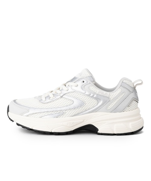 FILA（フィラ）の「FILA DECODE（スニーカー・レディース・ホワイト×シルバー・28.0cm/27.0cm/26.0cm/24.0cm/25.0cm/23.0cm/24.5cm/22.5cm/23.5cm）」の4枚目の写真