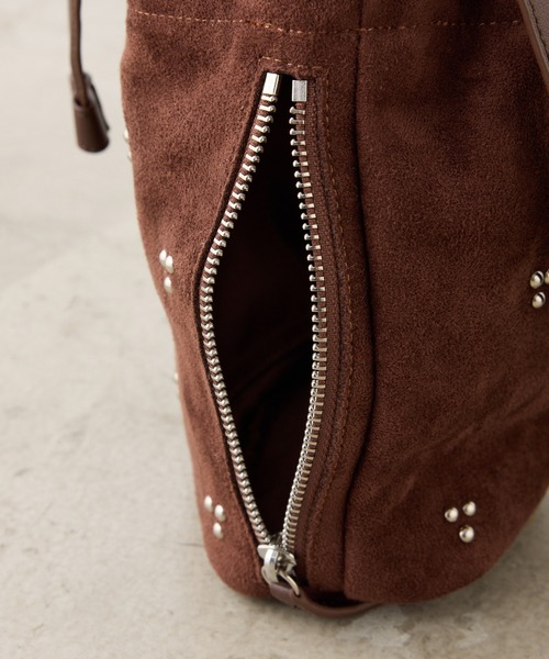 PAPILLONNER（パピヨネ）の「【OT】スタッズショルダーバッグ（ショルダーバッグ・レディース・ダークブラウン/ブルー・FREE）」の6枚目の写真