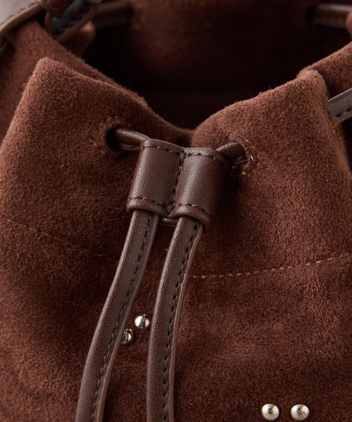 PAPILLONNER（パピヨネ）の「【OT】スタッズショルダーバッグ（ショルダーバッグ・レディース・ダークブラウン/ブルー・FREE）」の8枚目の写真