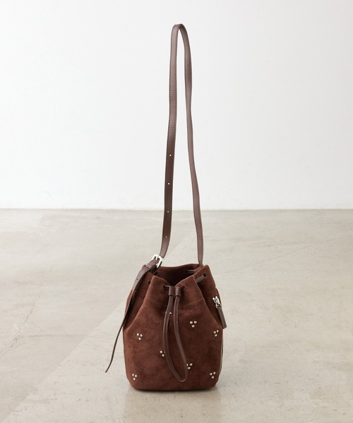 PAPILLONNER（パピヨネ）の「【OT】スタッズショルダーバッグ（ショルダーバッグ・レディース・ダークブラウン/ブルー・FREE）」の17枚目の写真