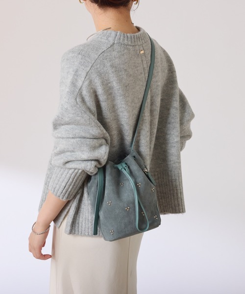 PAPILLONNER（パピヨネ）の「【OT】スタッズショルダーバッグ（ショルダーバッグ・レディース・ダークブラウン/ブルー・FREE）」の13枚目の写真