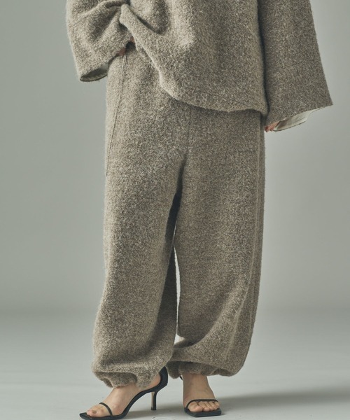 Nala wide tuck form pants (カレンソロジー、chaos Curensology