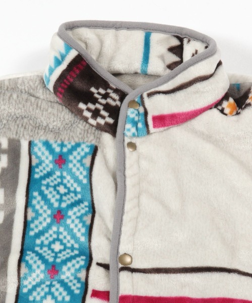 BAYFLOW(ベイフロー)の「着る半袖ブランケット25AW(ブランケット・メンズ・ブラック系/グレー系/ブラウン系・ONE SIZE)」の16枚目の写真