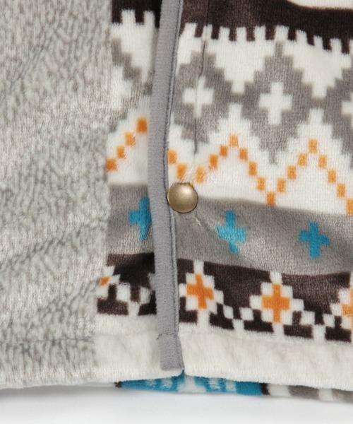 BAYFLOW(ベイフロー)の「着る半袖ブランケット25AW(ブランケット・メンズ・ブラック系/グレー系/ブラウン系・ONE SIZE)」の18枚目の写真